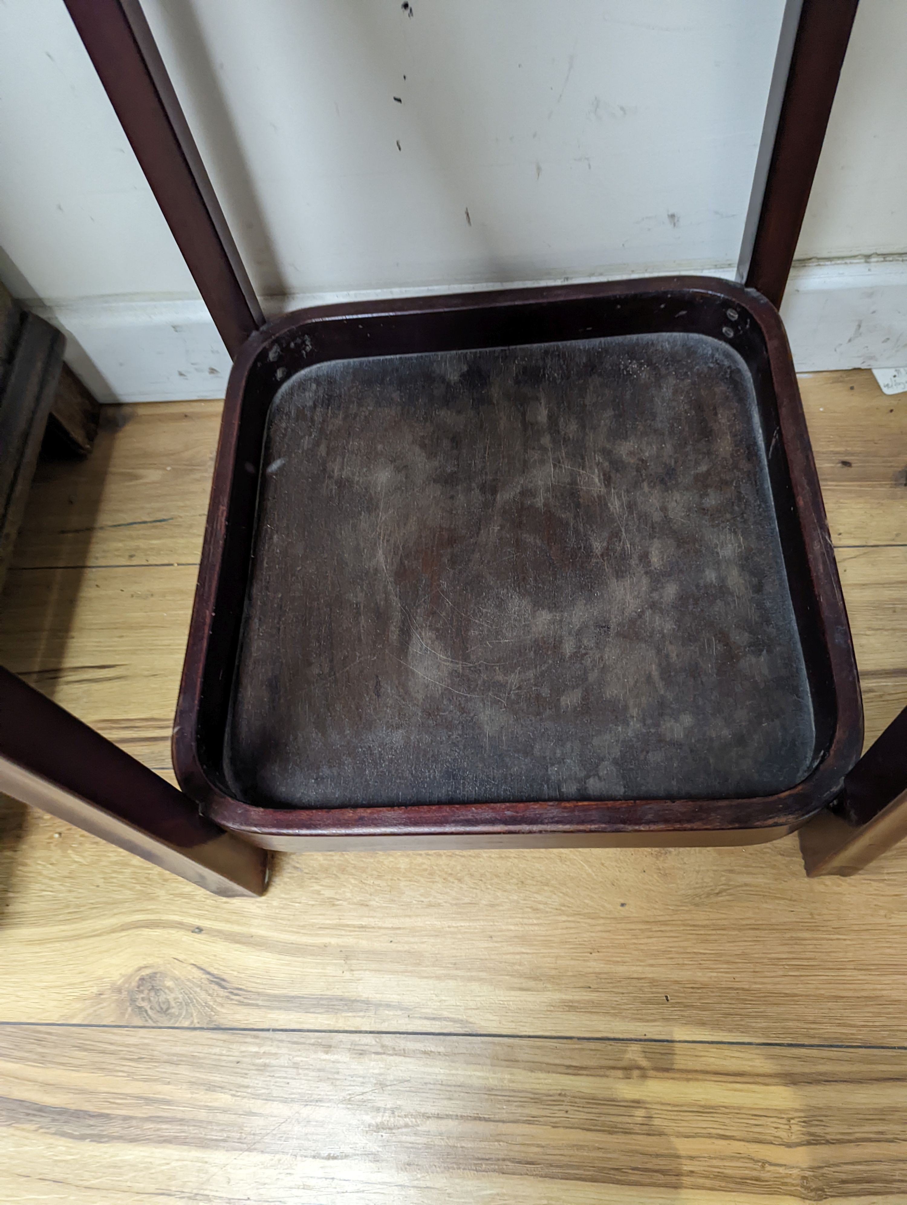 Attributed to Josef Hoffman, a Mundus and J & J Kohn Ltd bentwood hallstand, bears original paper label, height 183cm